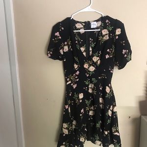floral black dress 🦋